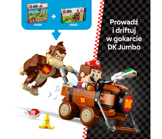 LEGO Super Mario 72033 Mario Kart – Donkey Kong i DK Jumbo - 1284250 - zdjęcie 5